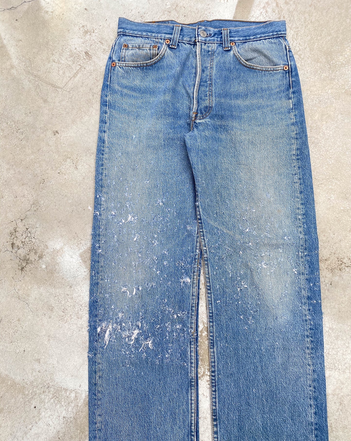 1980s Levi’s 501 Two-tone Distress Jeans