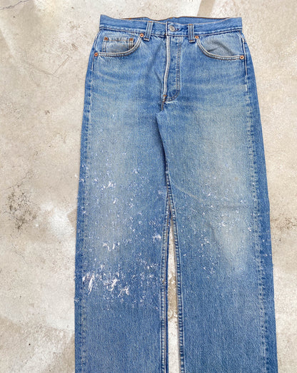 1980s Levi’s 501 Two-tone Distress Jeans