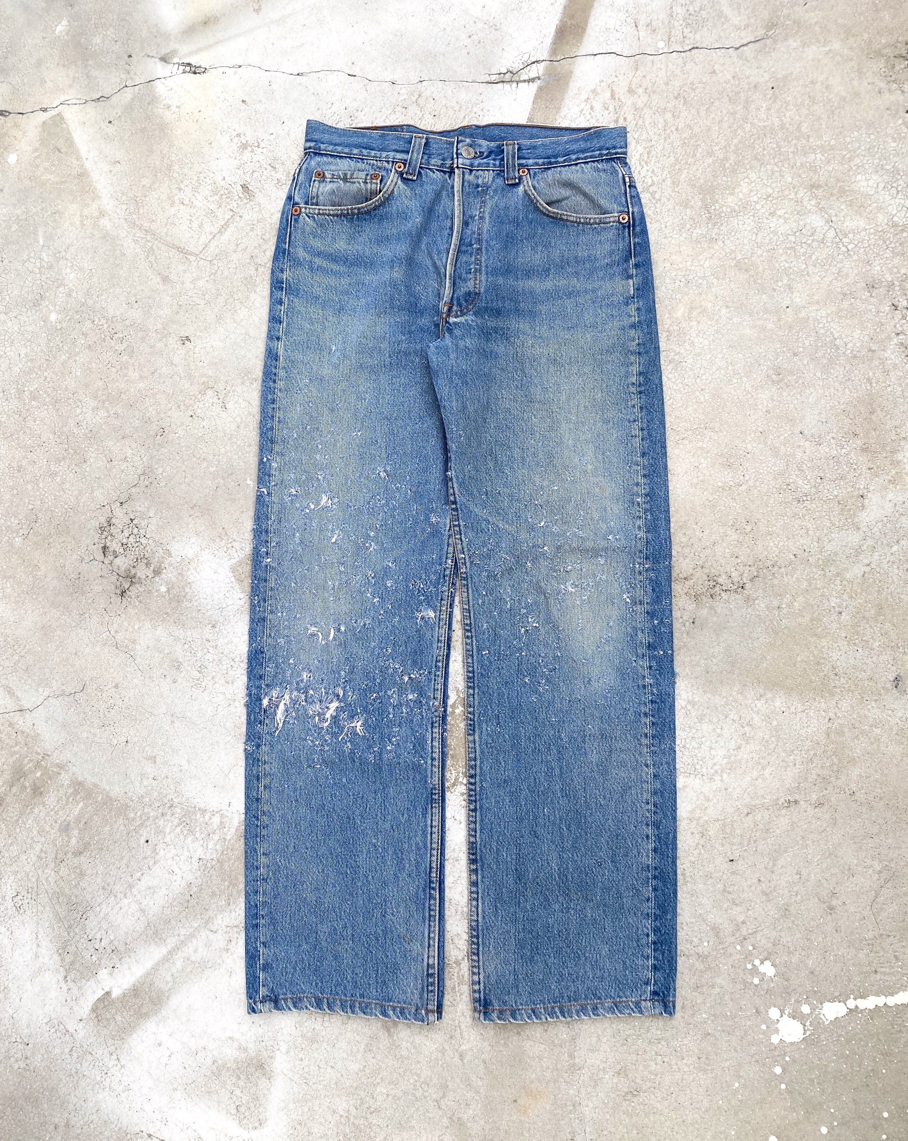 1980s Levi’s 501 Two-tone Distress Jeans