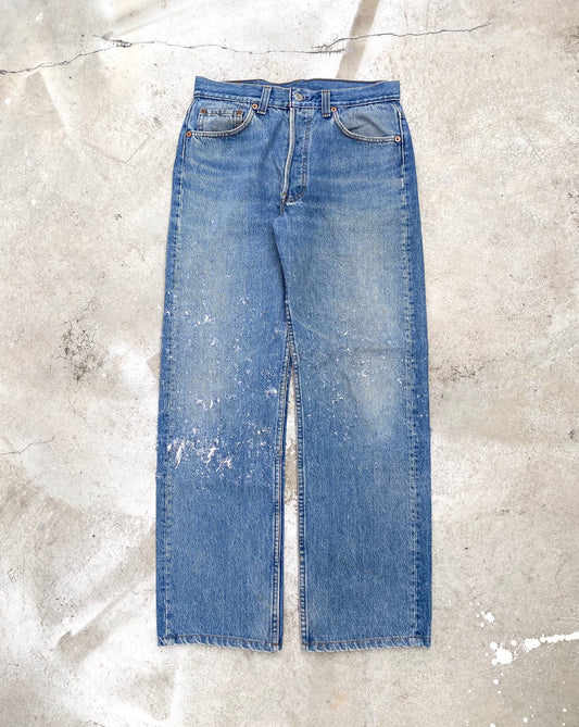1980s Levi’s 501 Two-tone Distress Jeans