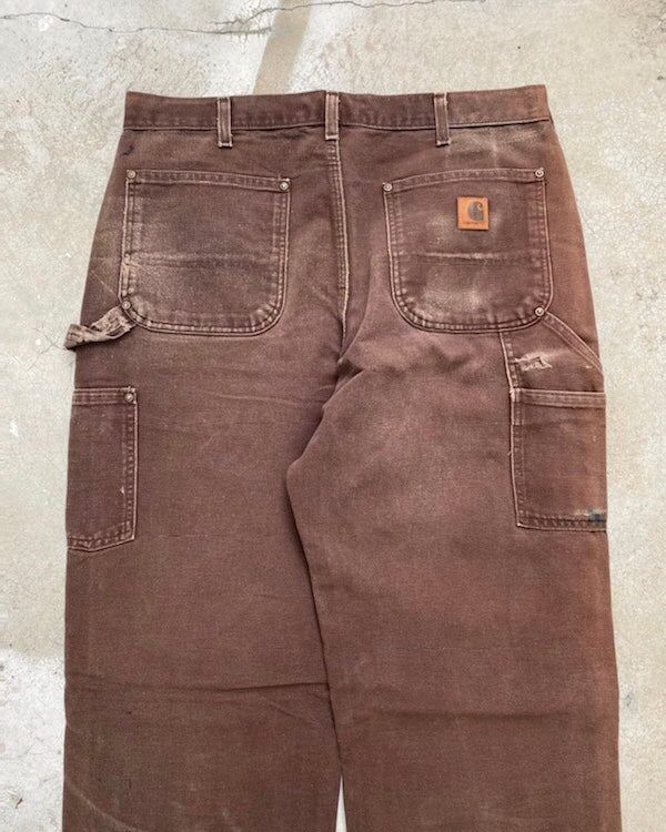 1990s Sun Faded Carhartt Double Knee Pants