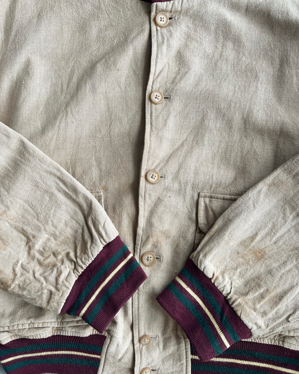 1990S RALPH LAUREN DOUBLE POCKET CROPPED JACKET (L)