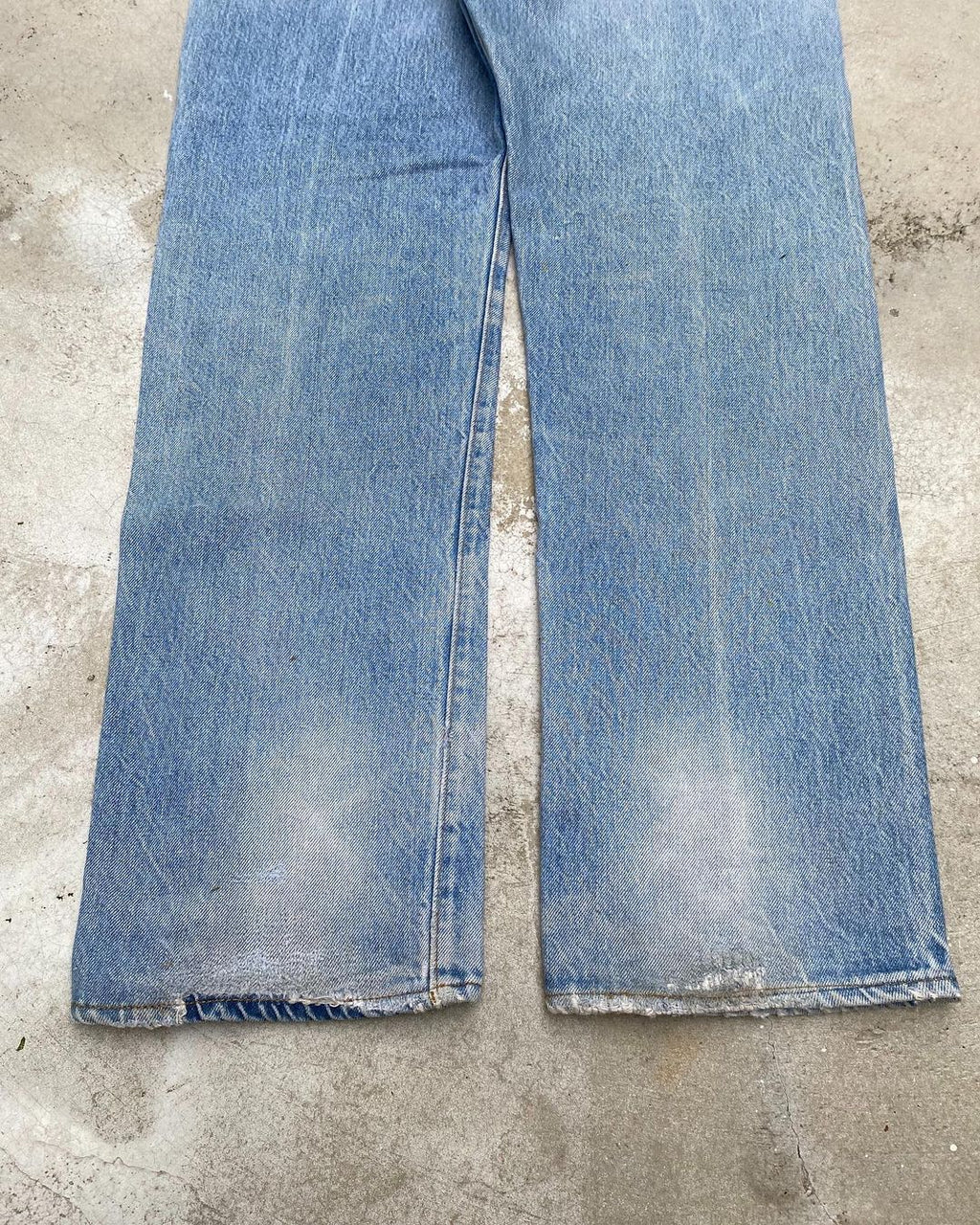 1980s Levi's  501 Sashiko Patch Selvedge Jeans