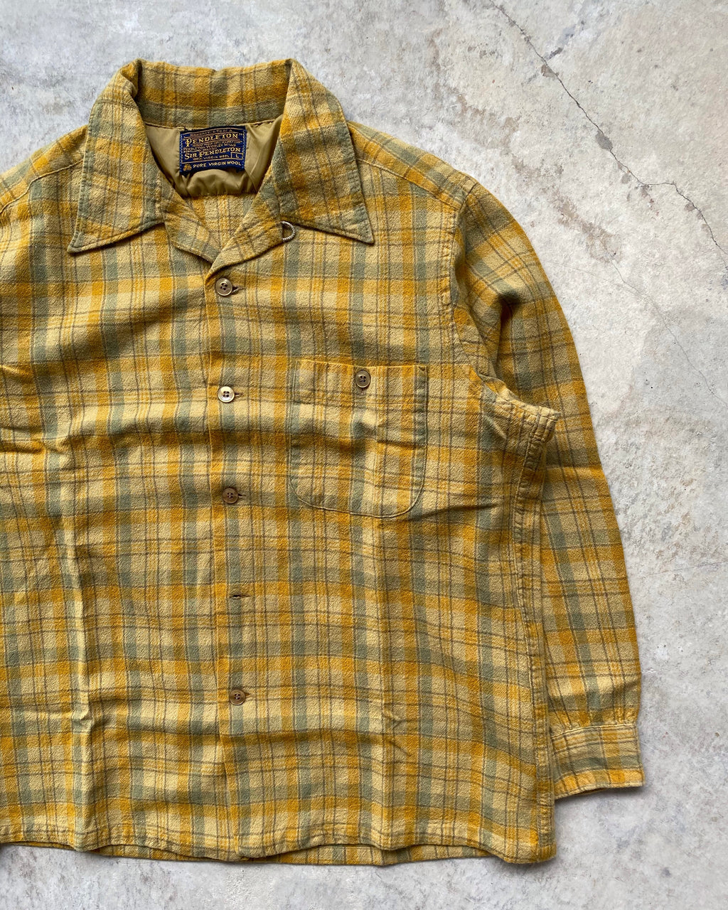 1970S PENDLETON VIRGIN WOOL FLANNEL SHIRT (S/M)