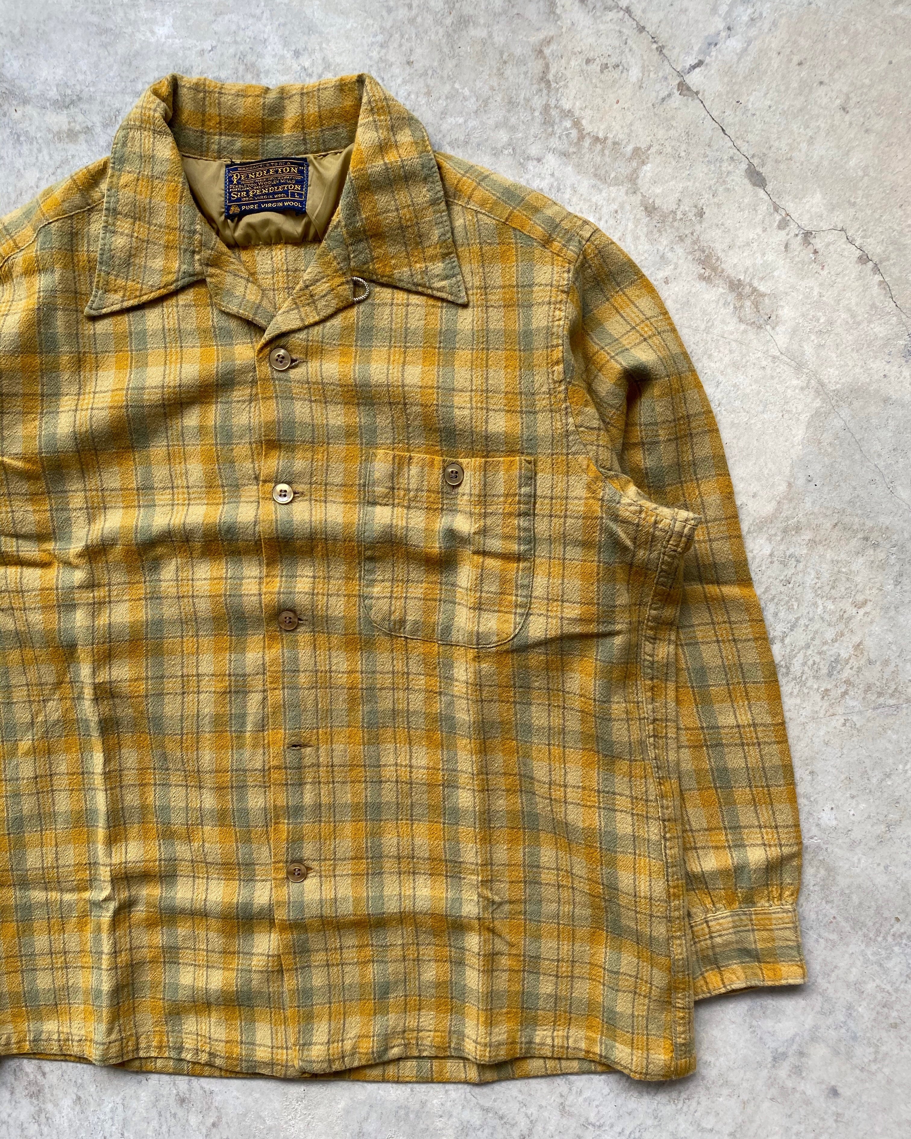 1970S PENDLETON VIRGIN WOOL FLANNEL SHIRT (S/M)