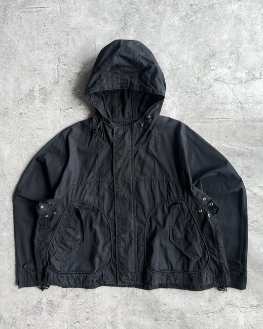 1990S ZUCCA SCUBA HOOD CROPPED PARKA (M)