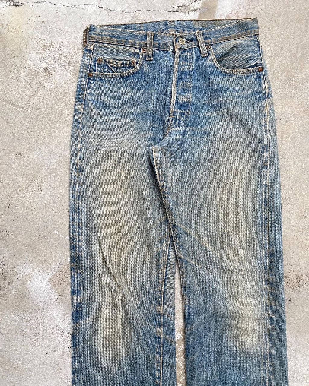 1980s Levi’s 501 Mud Wash Selvedge Jeans