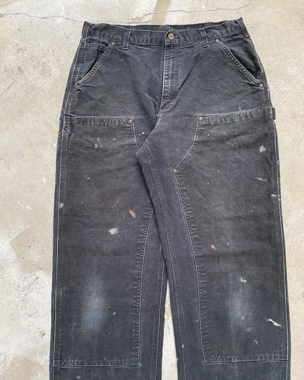 1990s Painted Carhartt Double Knee Pants