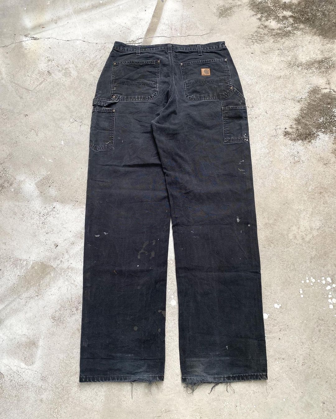 1990s Painted Carhartt Double Knee Pants