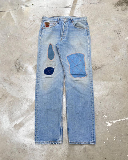 1990s Levi’s 501 Repaired Jeans