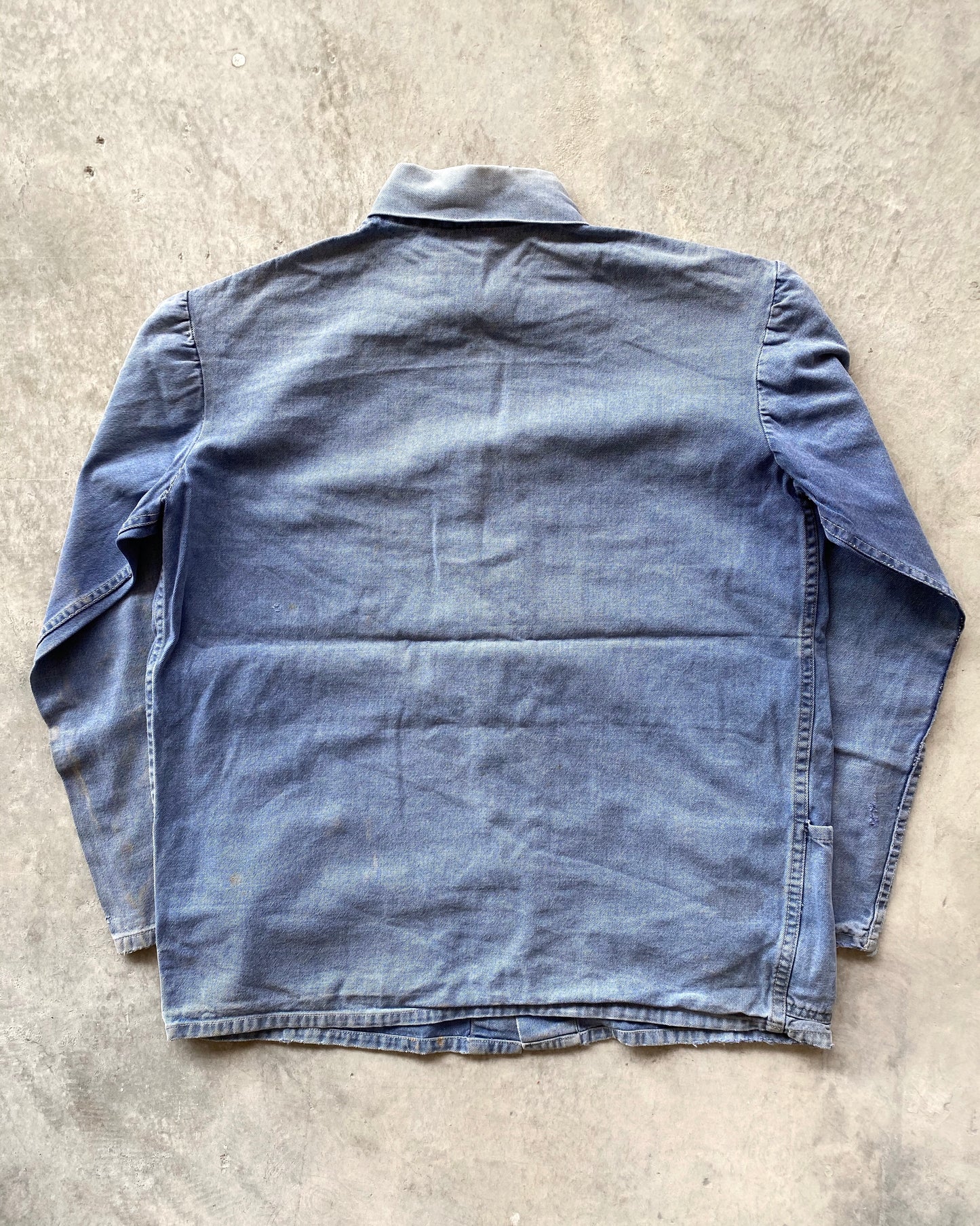 1970S SUN FADED FRENCH WORKWEAR (M/L)