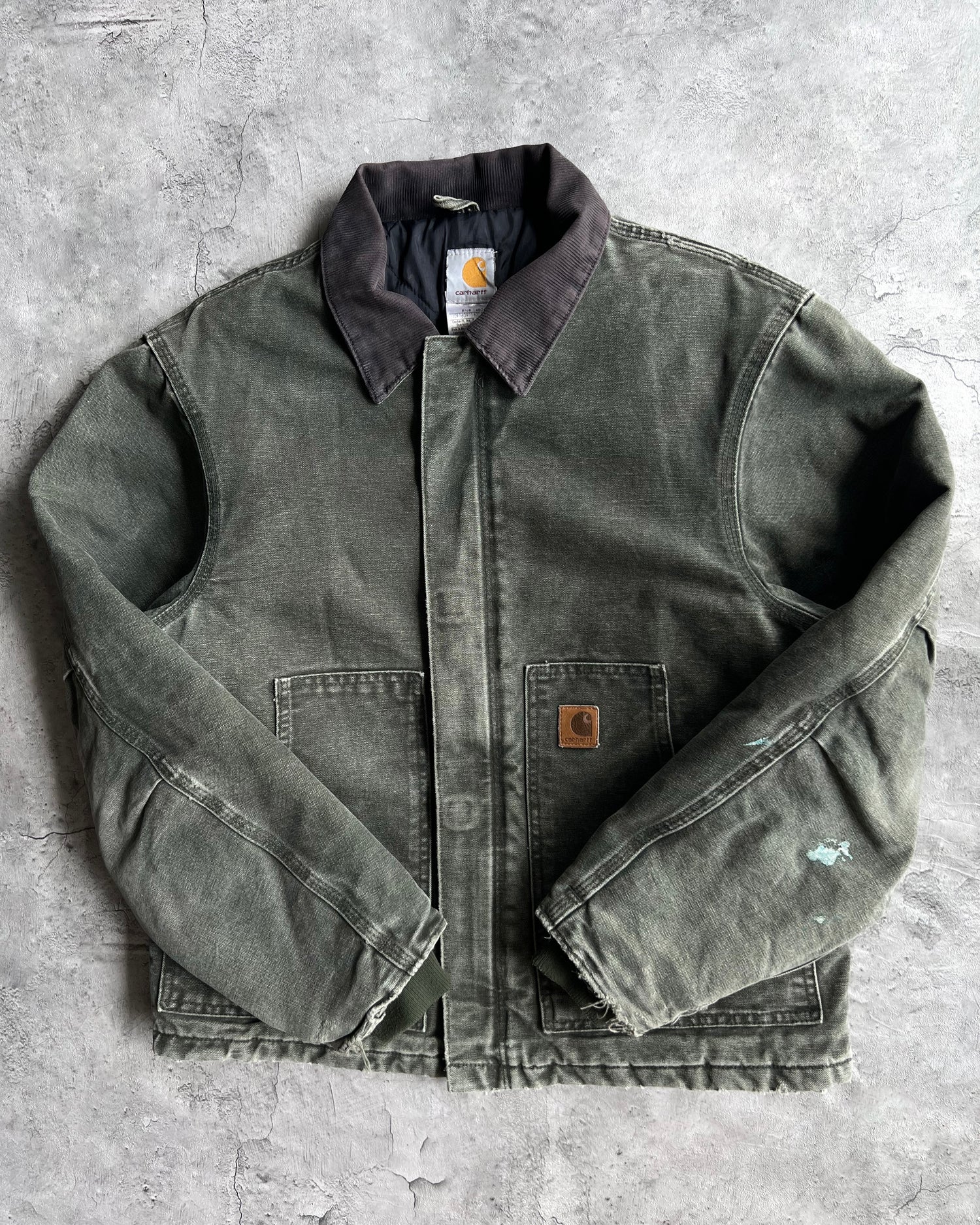 1990S MOSS GREEN CARHARTT ARCTIC WORK JACKET (M) – exaghules