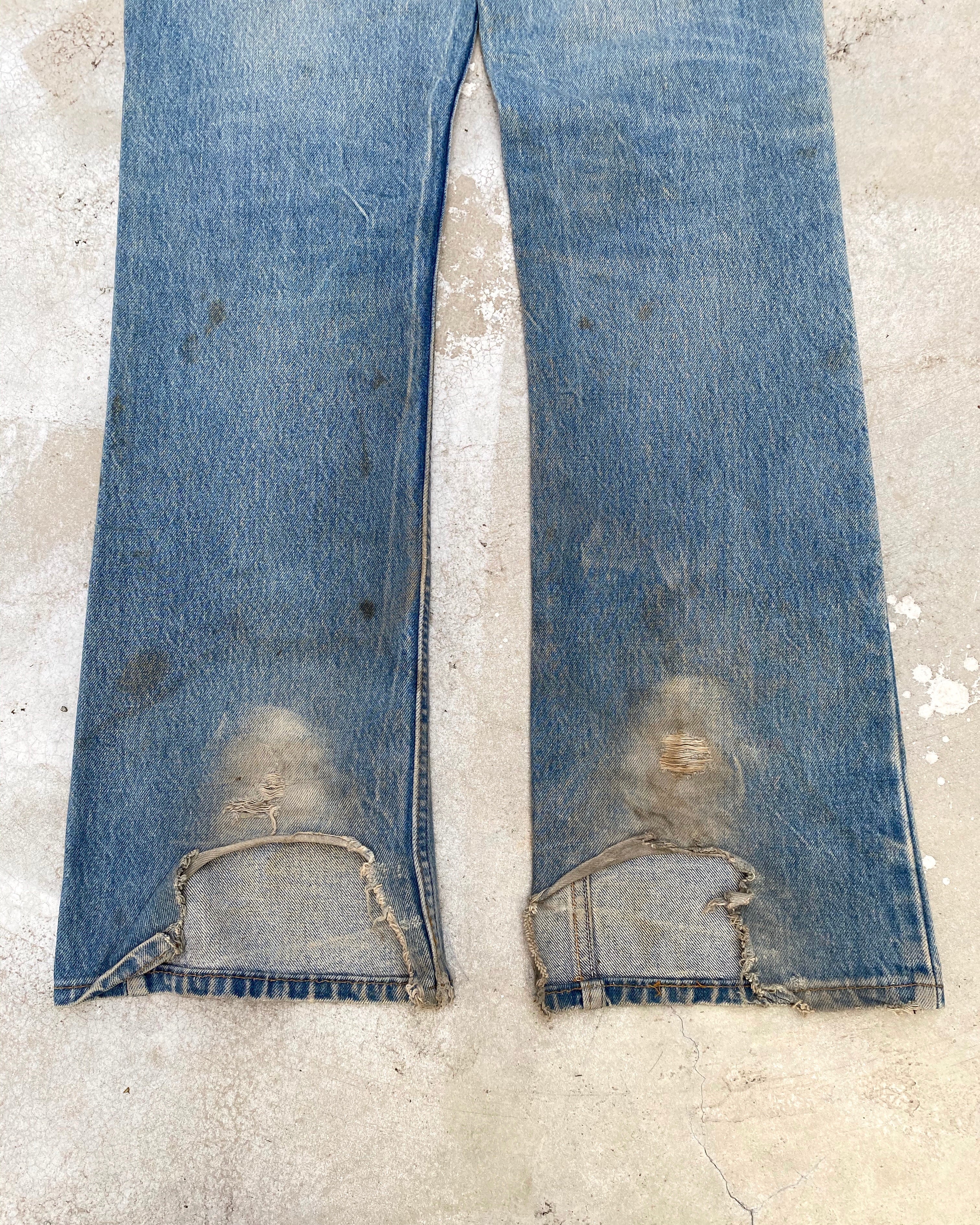 1980s Levi’s 517 Mud Washed Flare Jeans