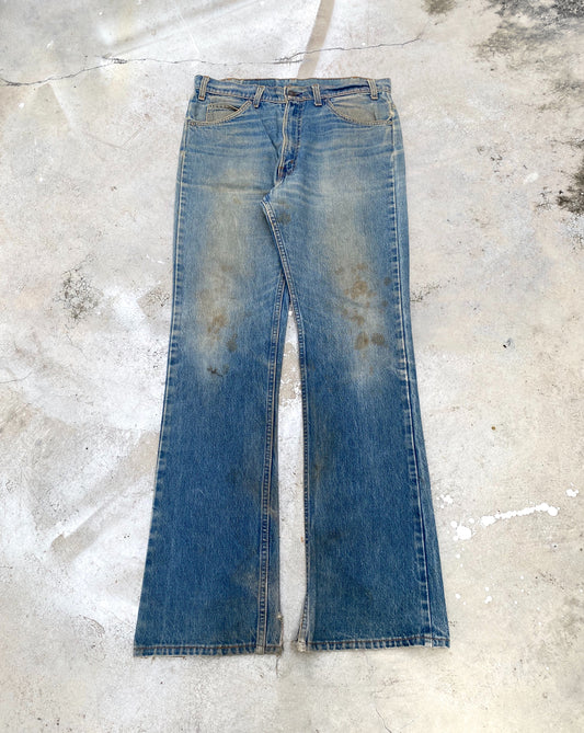 1980s Levi’s 517 Mud Washed Flare Jeans