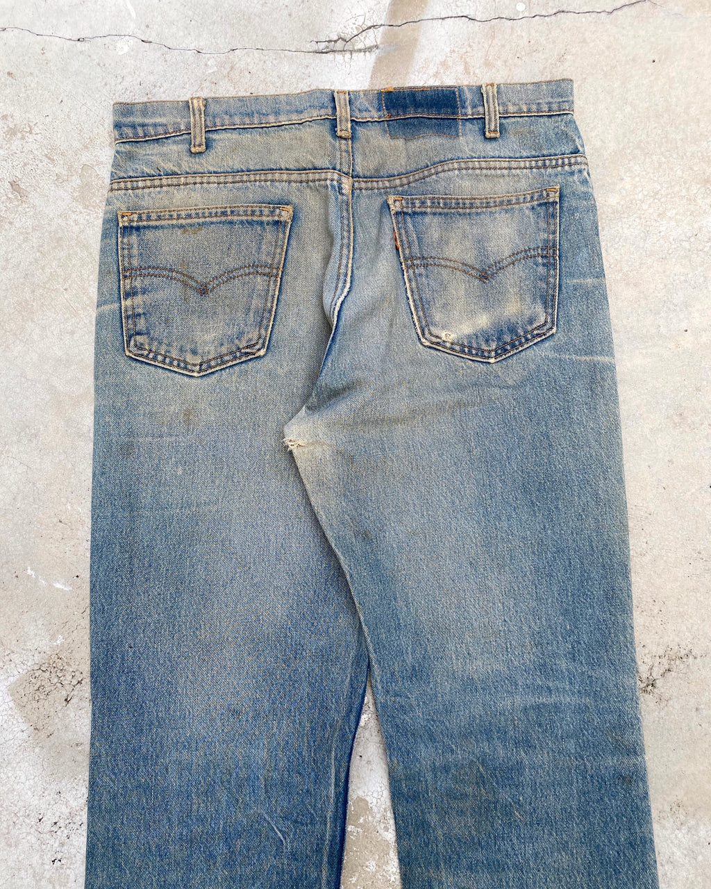 1980s Levi’s 517 Mud Washed Flare Jeans