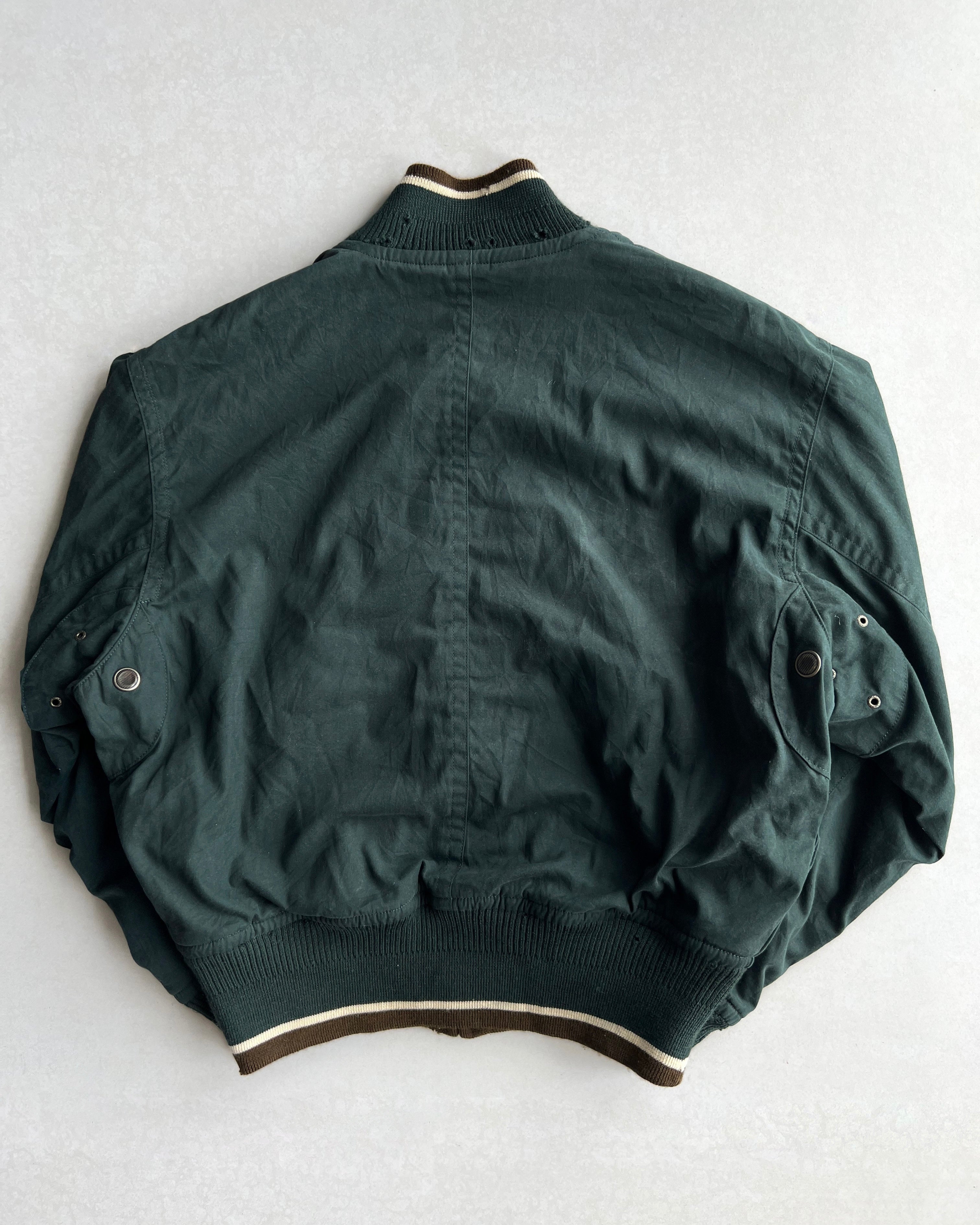 1990S JAPANESE BRAND REVERSIBLE BOMBER JACKET (M/L)