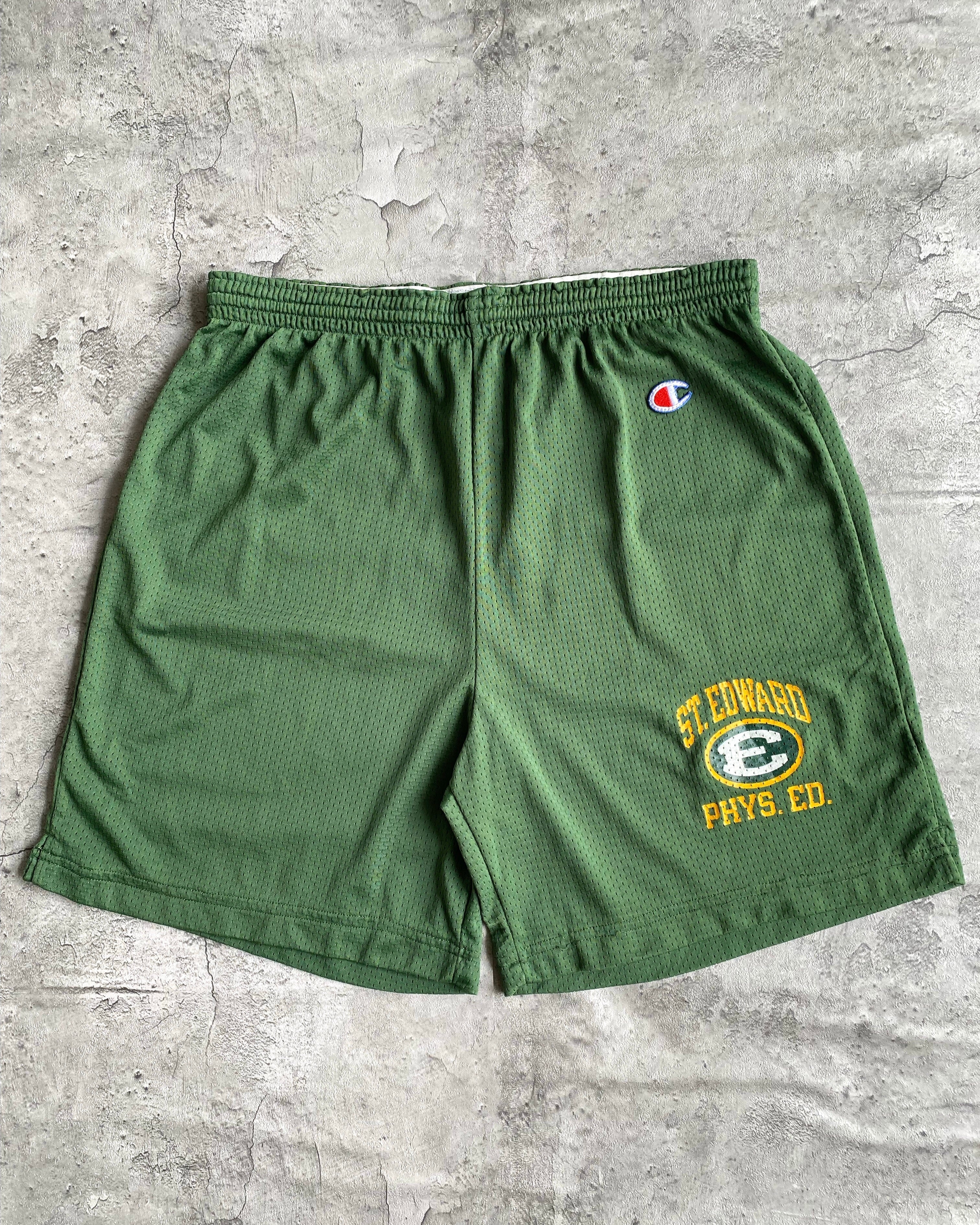 1990S ‘ST. EDWARD PHYS ED’ CHAMPION NYLON SHORTS (ADJUSTABLE)