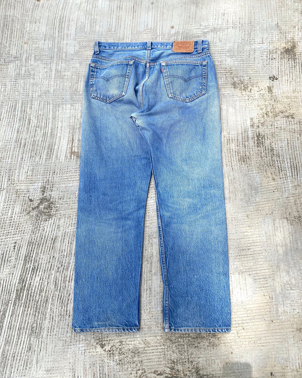 1980S LEVI’S 501 SASHIKO/PATCHED JEANS (33X32)