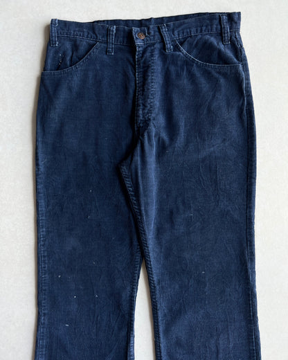 1970S NAVY LEVI'S 646 BOOTCUT JEANS (34X33)