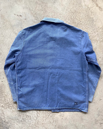 1960S SUN FADED HBT EUROPEAN WORKWEAR JACKET (S-L)