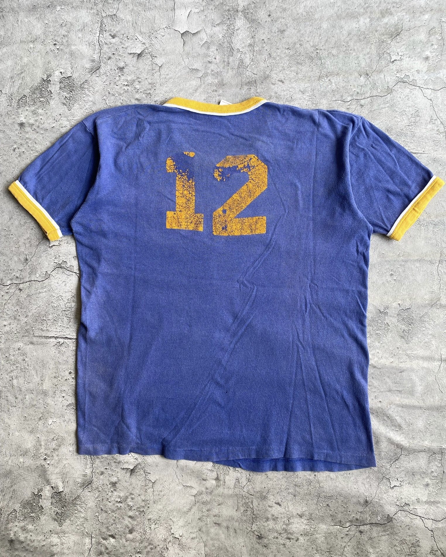 1970S 'NCAR 12" RUSSELL RINGER TEE (S/M)