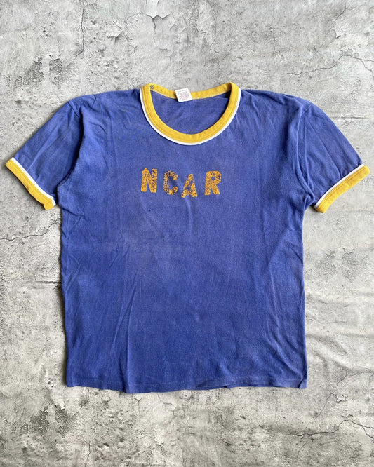 1970S 'NCAR 12" RUSSELL RINGER TEE (S/M)