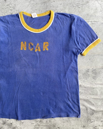 1970S 'NCAR 12" RUSSELL RINGER TEE (S/M)