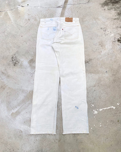 1980s Levi’s 501 Bleached & Patched Jeans