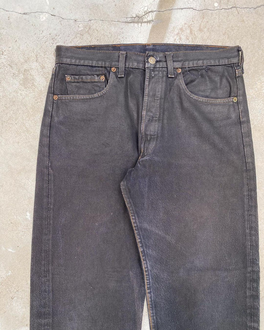 1990s Levi’s 501 Waxed Jeans