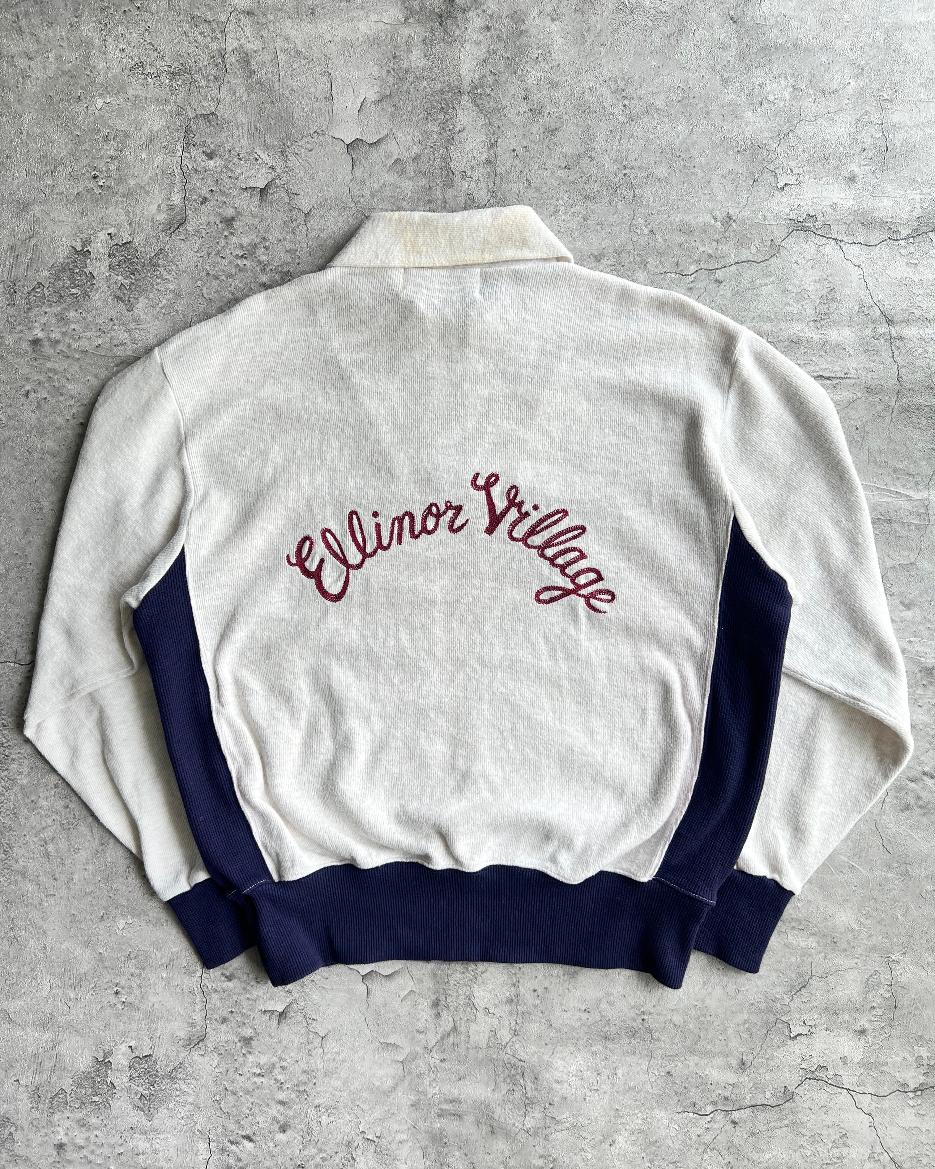 1990S/2000S 'ELLIMOZ VILLAGE' QUARTER ZIP SWEATSHIRT (S-L)