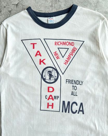 1980S 'TAKODAH CAMP' CHAMPION RINGER TEE (L)