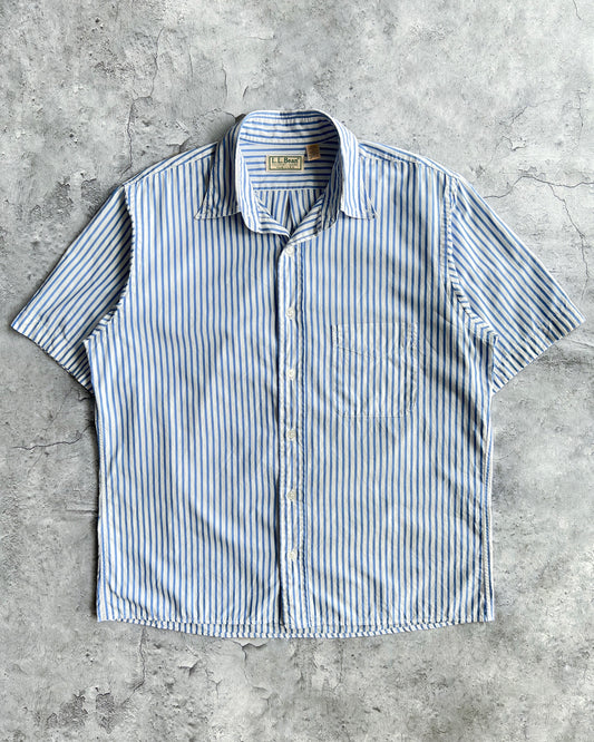 1990S L.L BEAN STRIPES BUTTON-UP SHIRT (S-L)