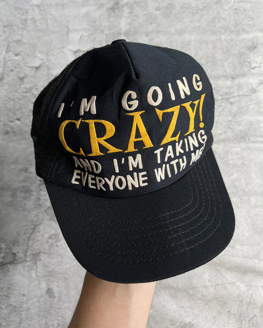 1990S 'IM GOING CRAZY' TRUCKER CAP (OS)