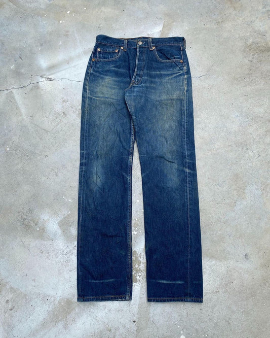 1990s Levi’s 501 Faded Indigo Jeans (32x36)