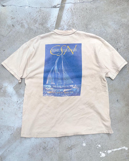 1990s Bleached 'CSN' Graphic Tee