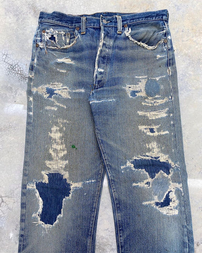 1970s Levi’s 501 Repair Redline Selvedge Jeans