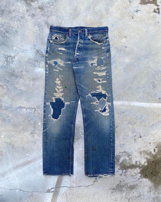 1970s Levi’s 501 Repair Redline Selvedge Jeans