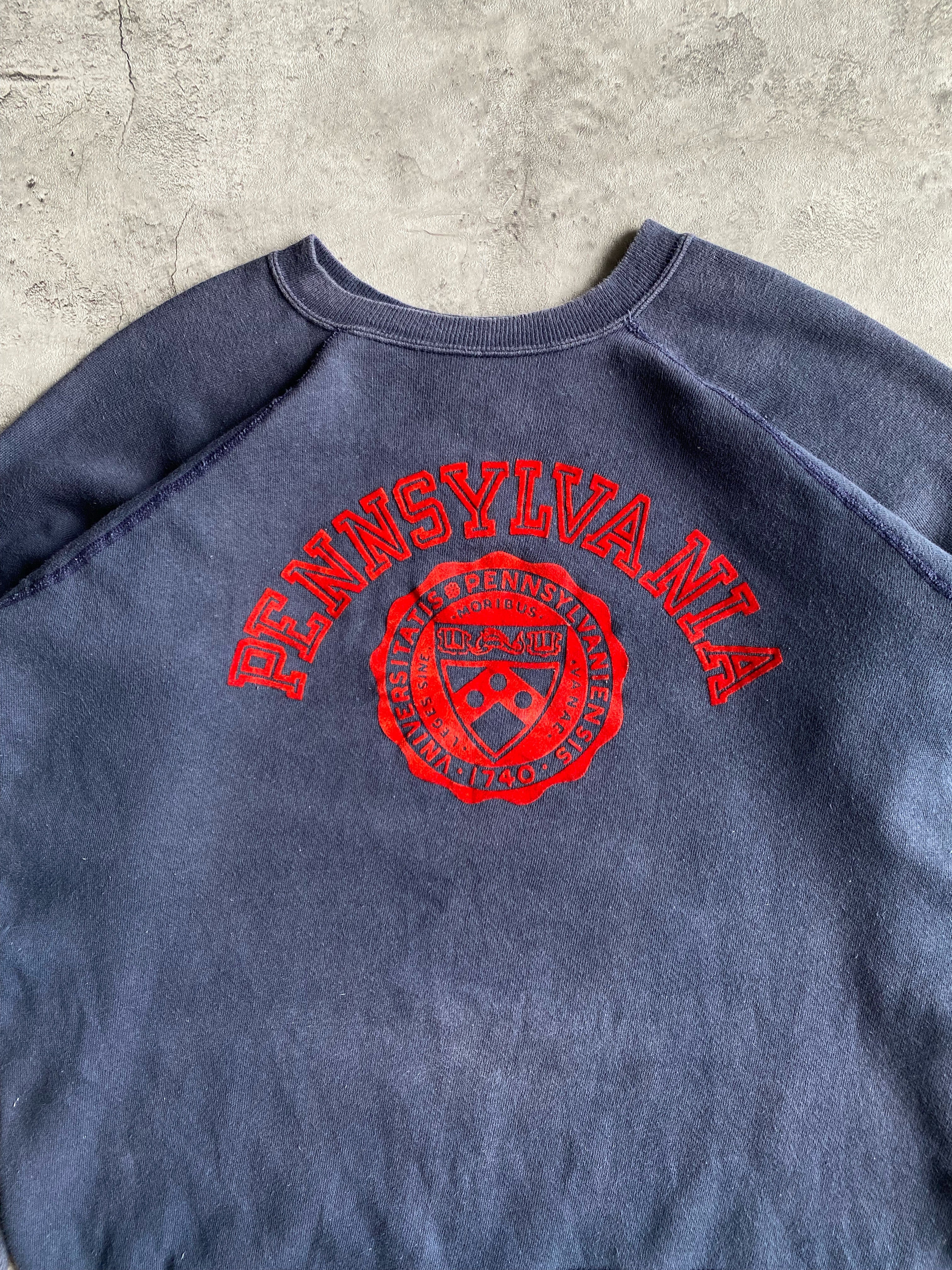 1970S 'PENNSYLVANIA" CHAMPION RAGLAN SWEATSHIRT (M/L)