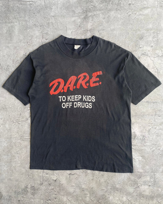 1980S SUN FADED 'DARE' SINGLE STITCH TEE (L)
