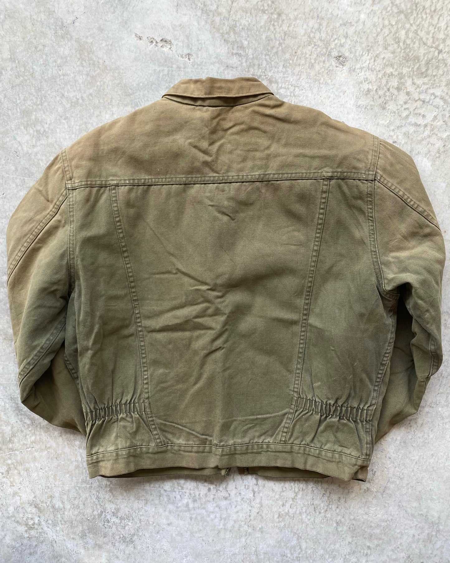 1970S SUN FADED CARTER'S CANVAS JACKET (M/L)