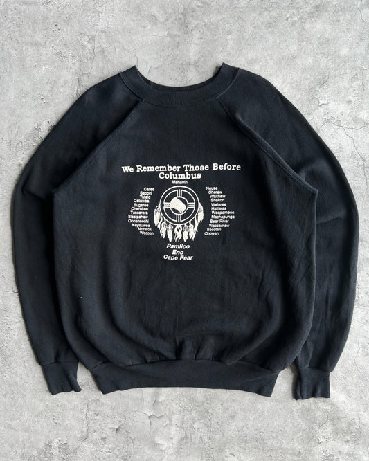 1980S 'CULUMBUS MEHERRIN' RAGLAN SWEATSHIRT (L)