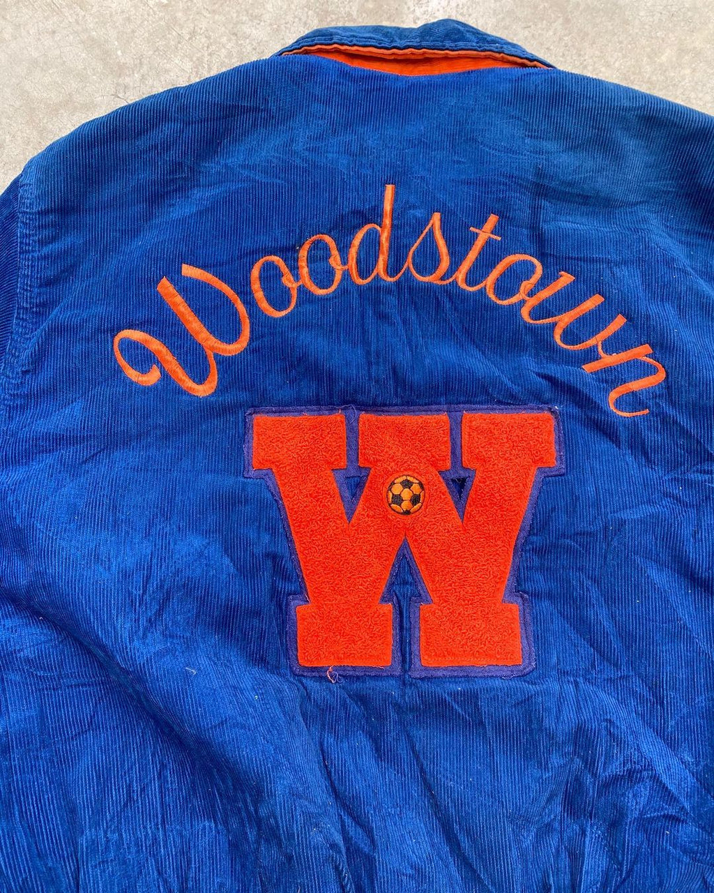1980s ‘W’ Corduroy Letterman Jacket (M)