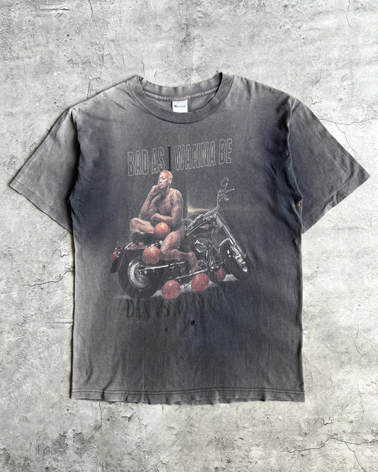 1990S SUN FADED DENNIS RODMMAN 'BAD AS I WANNA BE' TEE (L)