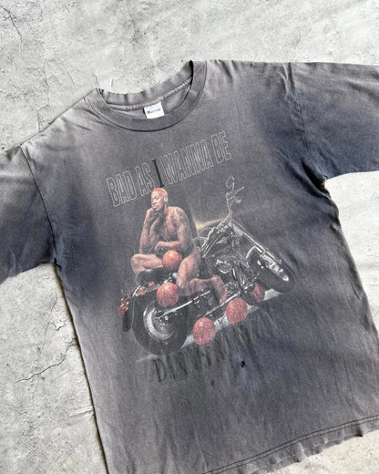 1990S SUN FADED DENNIS RODMMAN 'BAD AS I WANNA BE' TEE (L)