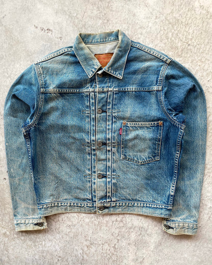 1990S FADED BIG E LEVI'S TYPE I DENIM JACKET (S-L)