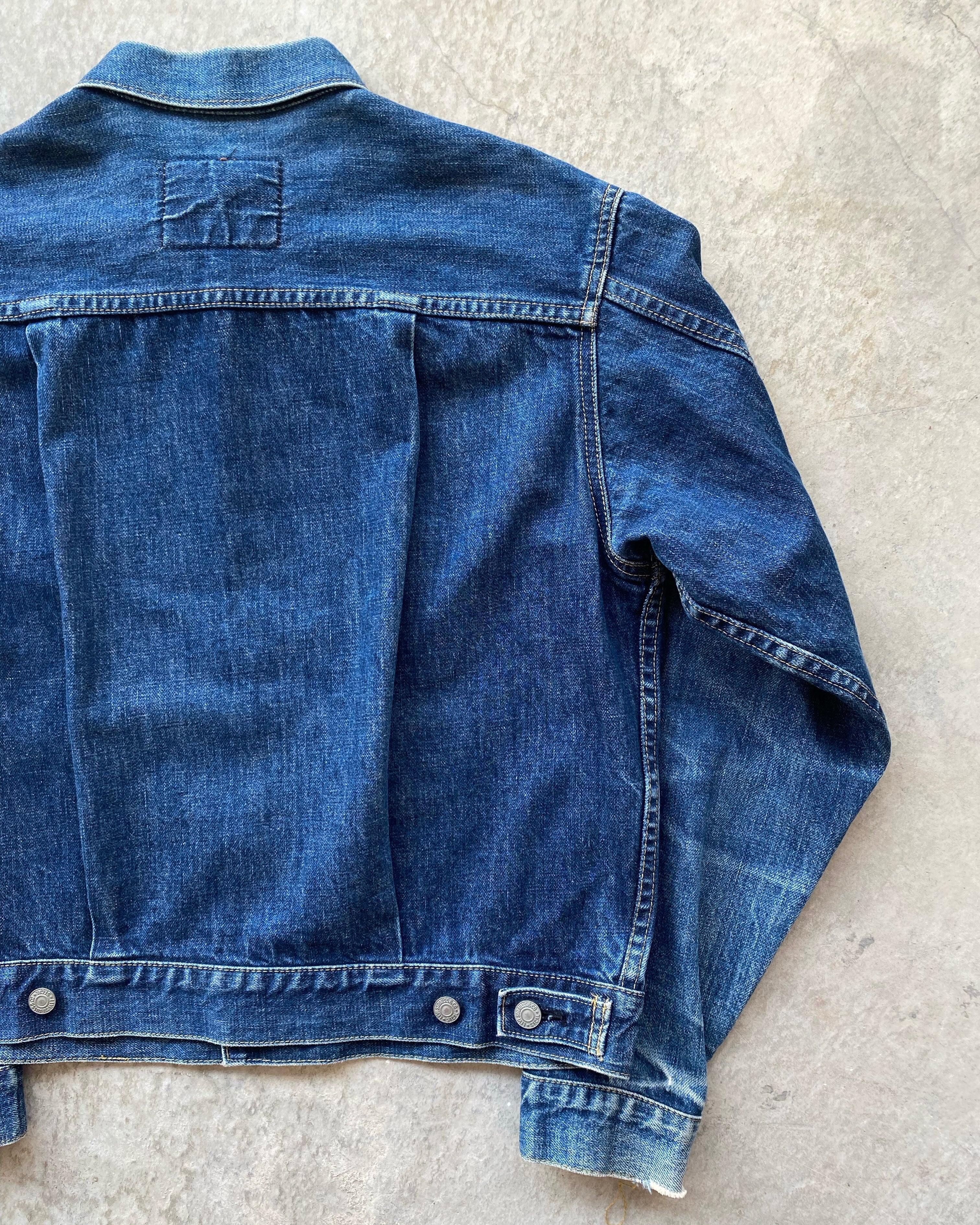1990S BIG E LEVI'S TYPE II SELVEDGE DENIM JACKET (S-L)