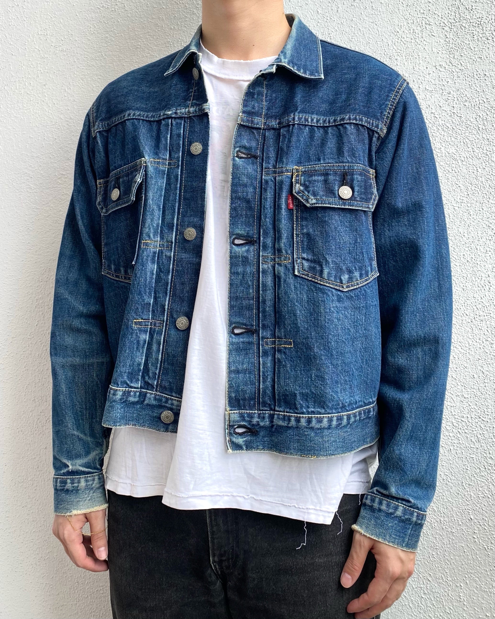 1990S BIG E LEVI'S TYPE II SELVEDGE DENIM JACKET (S-L)