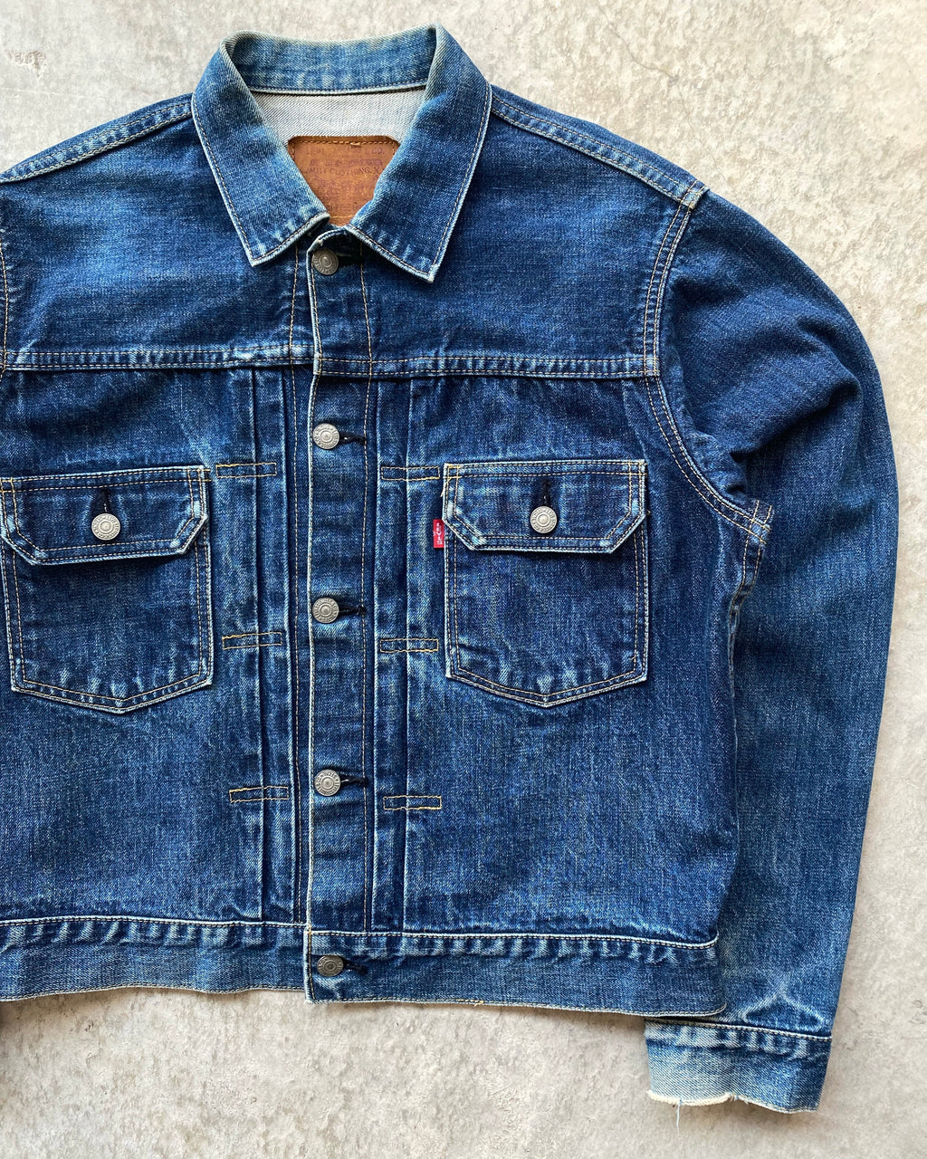 1990S BIG E LEVI'S TYPE II SELVEDGE DENIM JACKET (S-L)