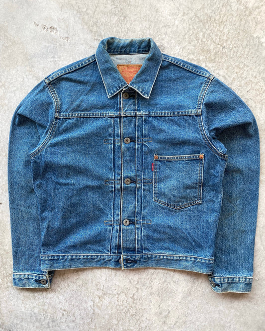 1990S BIG E LEVI'S TYPE I SELVEDGE DENIM JACKET (S/M)