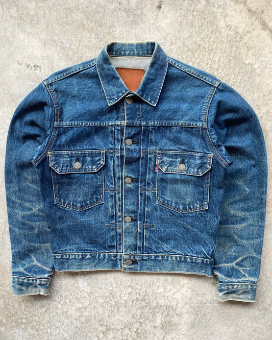 1990S BIG E LEVI'S TYPE II DENIM JACKET (S/M)